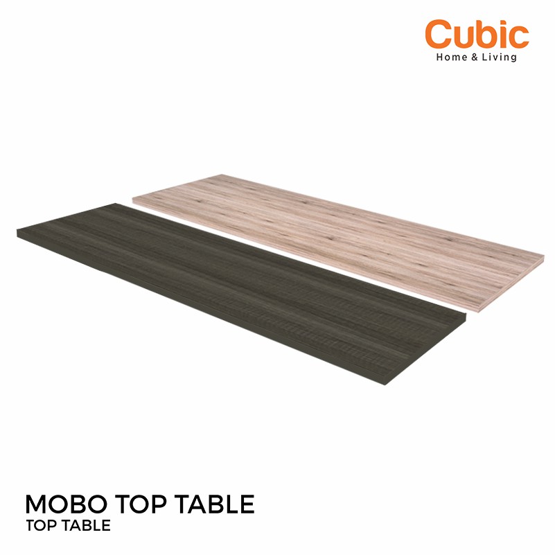 Cubic Top Table / Aksesoris Meja Rak Motif Kayu / MOBO TOP TABLE