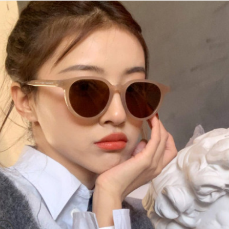 New European and American cat eye retro fashion street fashion sunglasses