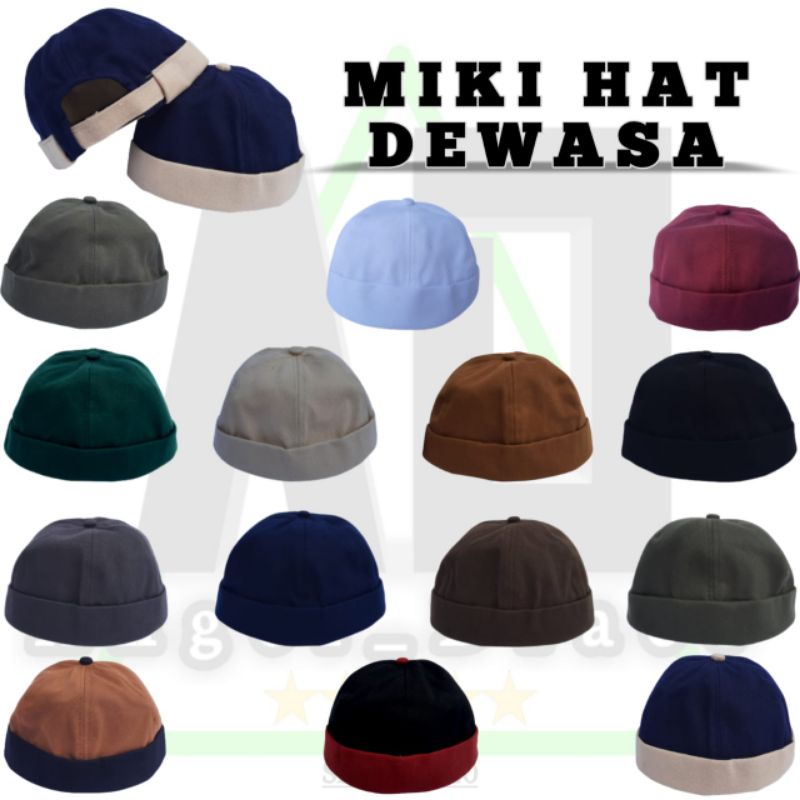 peci UAS / Miki hat dewasa / peci uas murah