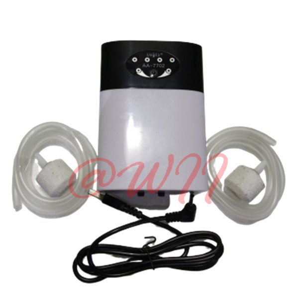 AMARA AA7702 AC DC AA 7702 USB Pompa Udara Air Pump Aerator Aquarium