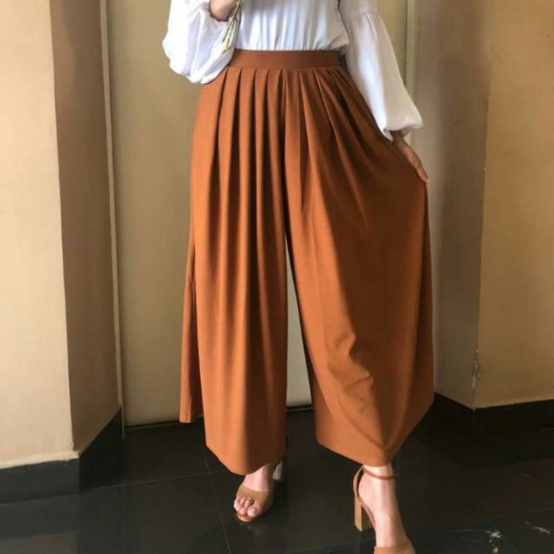 Celana Kulot Wanita Kulot Rempel Kulot Murah Kulot jumbo Kulot Premium Kulot Panjang Bawahan Muslim 