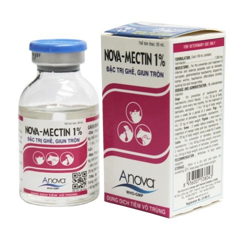 NOVA MECTIN 1% 100 ml novamectin (obat gudig dan antiparasit) - OBAT HEWAN TERNAK
