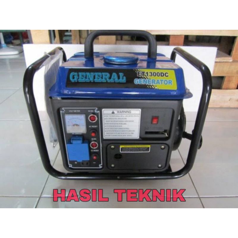 Genset General ET 1300 DC Mesin Generator Listrik 650 Watt Bensin