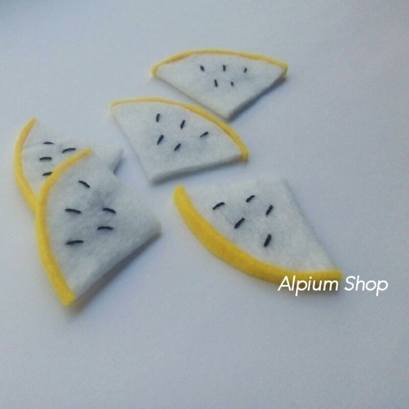 

Topping Flanel Slice Buah Naga Kuning / Kerajinan Tangan Handmade Craft