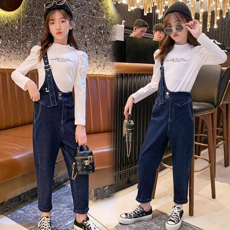 Overall Jeans Anak Perempuan Teenager Shania