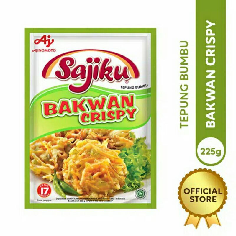 

Sajiku Bakwan Crispy 225gr - Tepung Bumbu