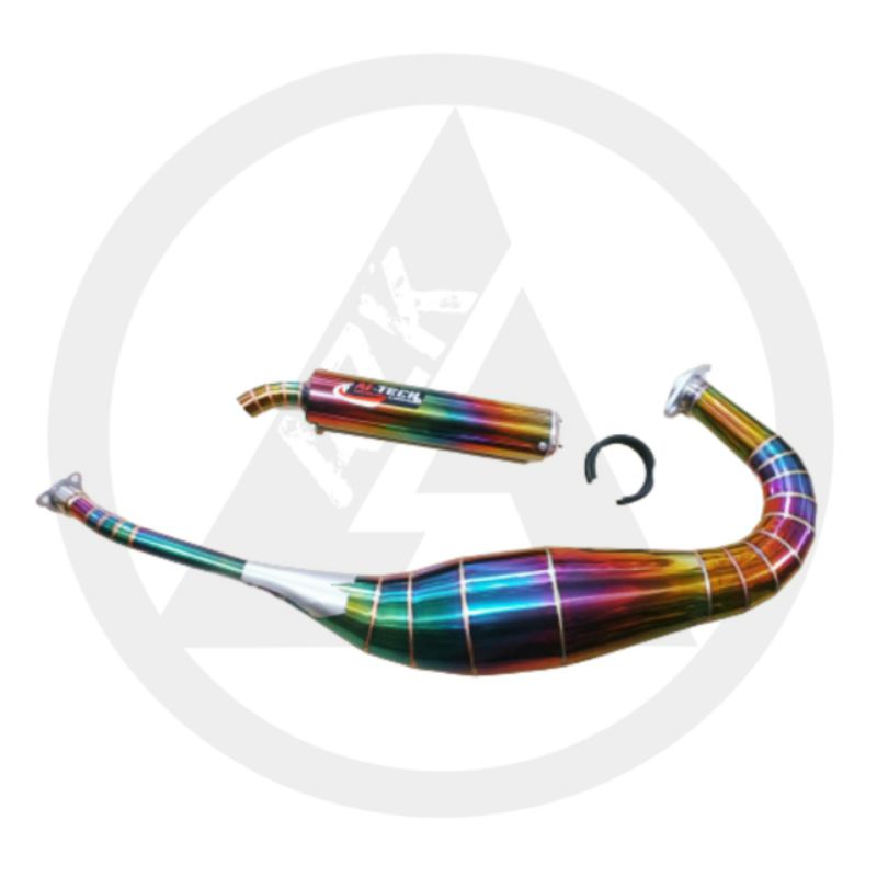 Knalpot Ninja R/RR pelangi / Knalpot ai-tech ninja 2tak