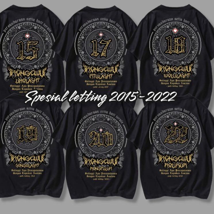 Paling Dicari.. kaos psht letting 2015-2022 kaos terate kaos sh terate