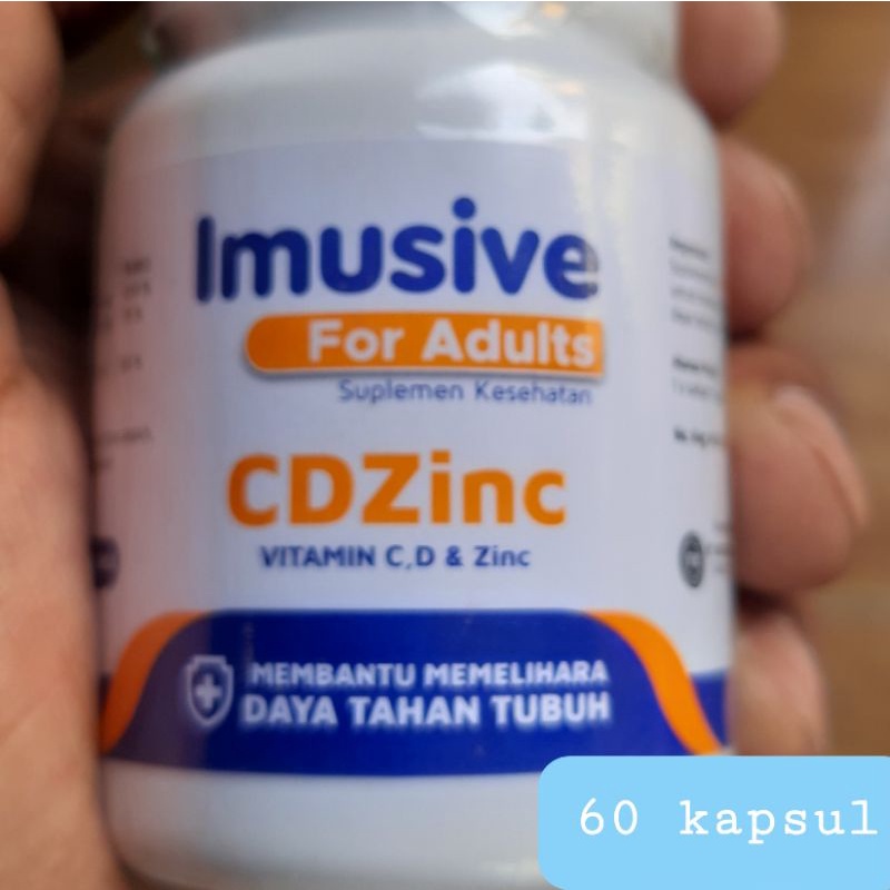imusive 60s for adult Vit CDZINC  suplemen kesehatan