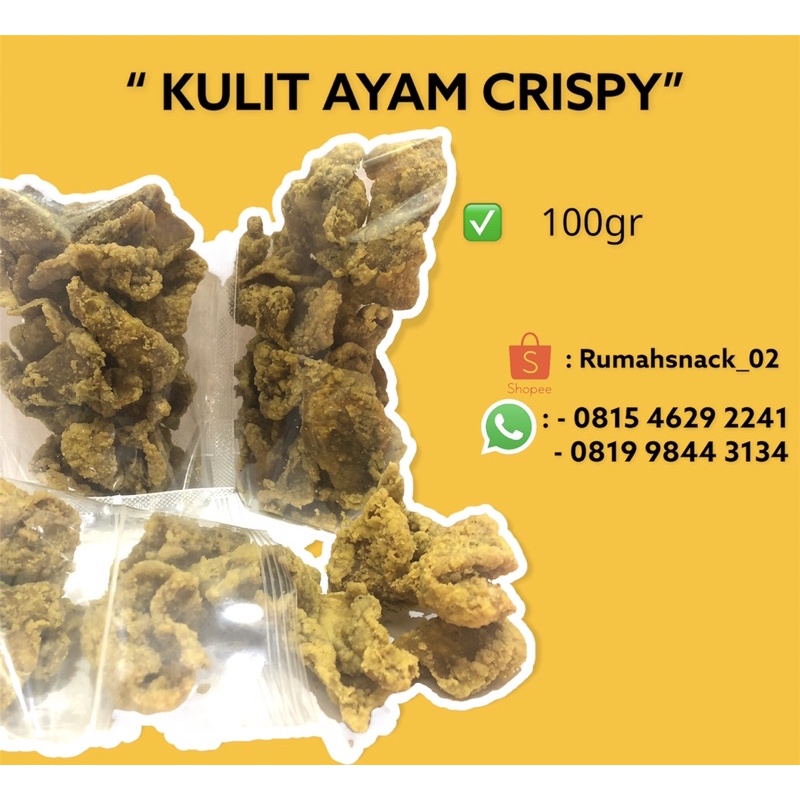 

Kulit Ayam Crispy