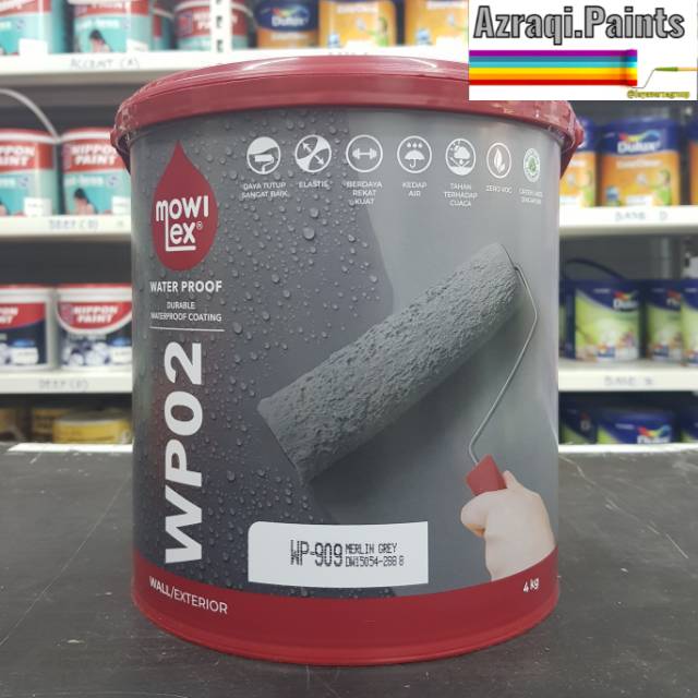MOWILEX Waterproof WP02 Coating Exterior 4 KG (Cat Elastis Anti Bocor)