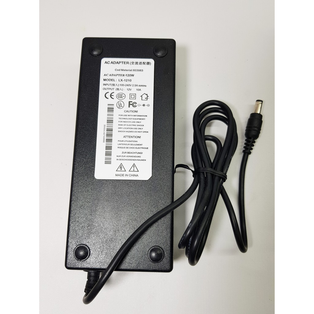 Adaptor 12v DC 10A
