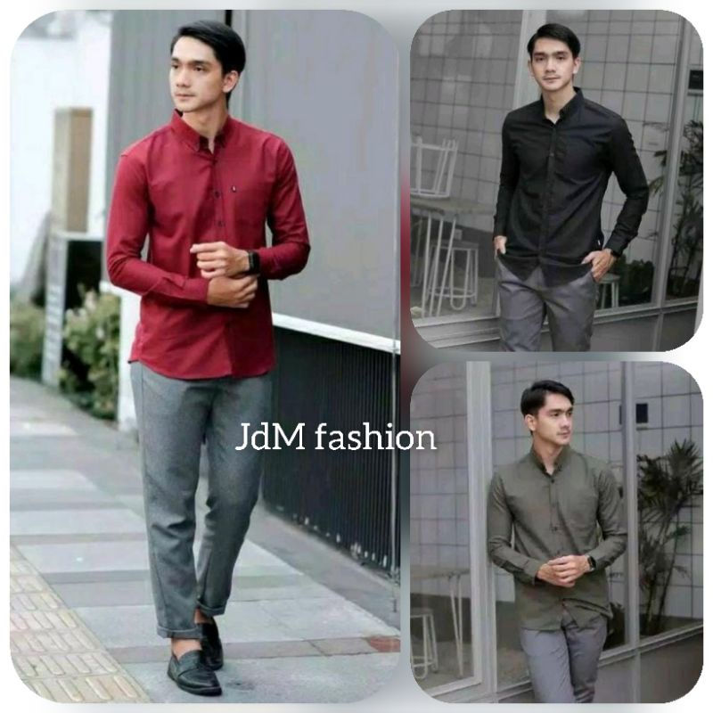 KEMEJA POLOS COWOK KEMEJA FORMAL KEMEJA MURAH