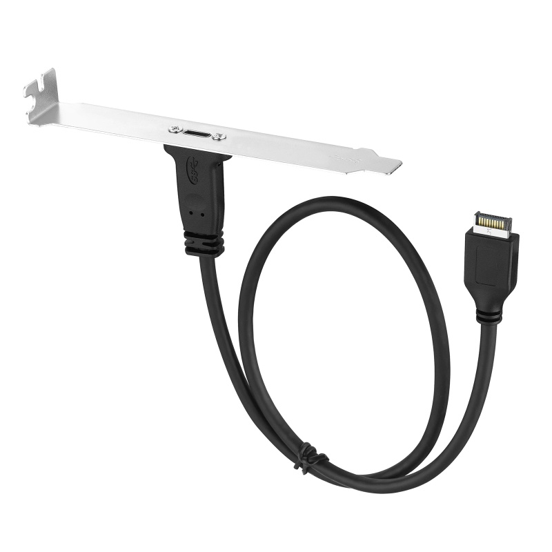 Zzz Kabel Ekspansi Panel Depan USB 3.1 Ke Tipe C 3.1 Panjang 50CM