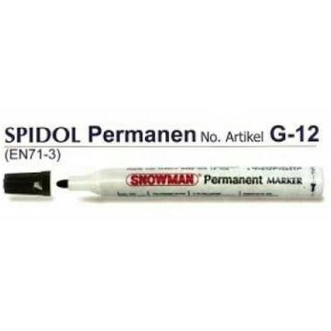 

SPIDOL PERMANENT MARKER SNOWMAN PROMO