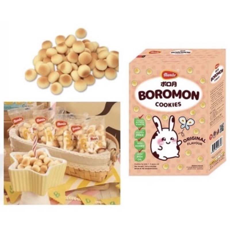 Monde Boromon Cookies 120gr | Biskuit Bayi | Snack Cemilan Sehat Bayi