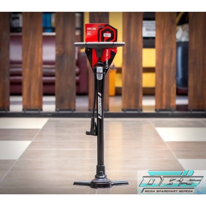 POMPA BAN SEPEDA ENTITY POLYGON 160PSI ALLOY ALX SMART HEAD KOMPO BAN