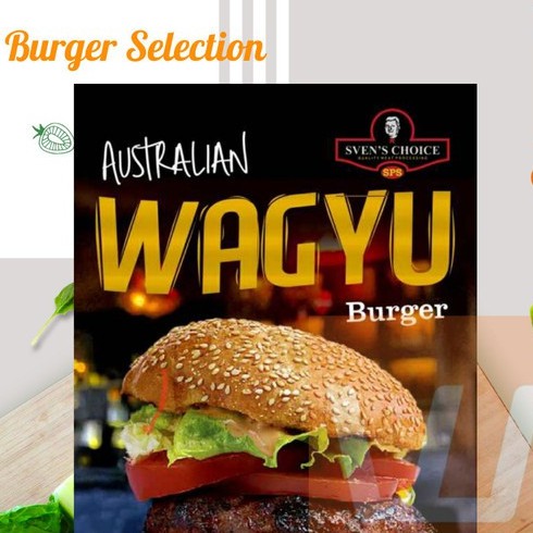 Beef Patty Wagyu Burger Sven's choice premium 180g