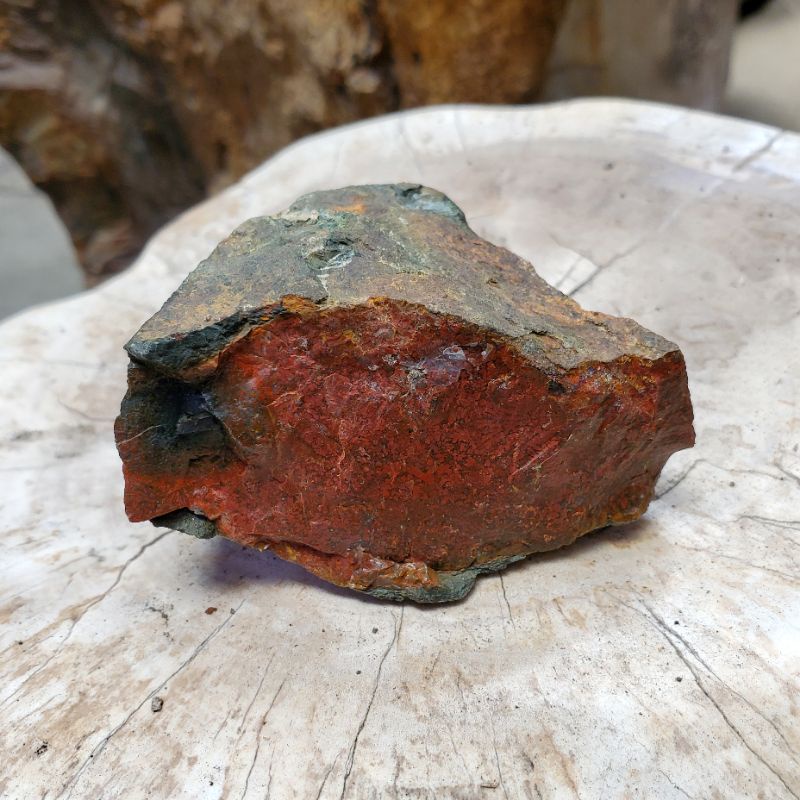 Bongkahan batu akik jasper merah bb06