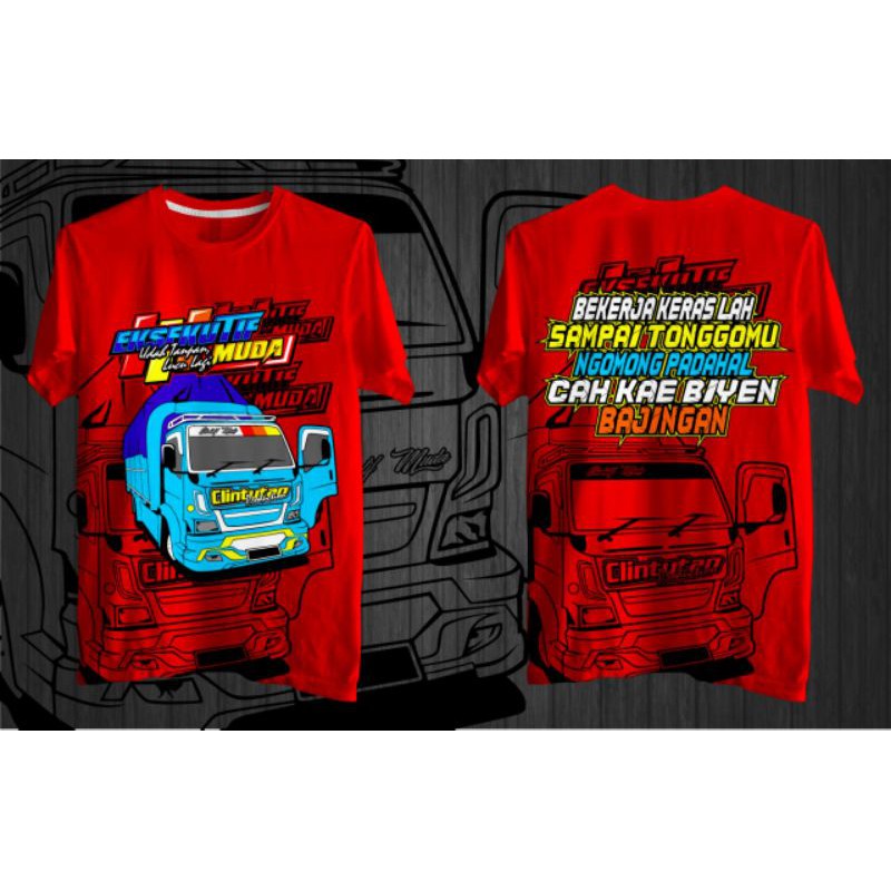 kaos, Truk, kaos, trek, kaos truck, original, kaos, eksekutifmuda, termurah, terlaris