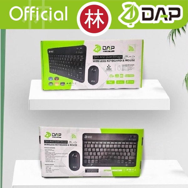 DAP D-W2603 Portable Mini Bluetooth Combo Keyboard and Mouse Office
