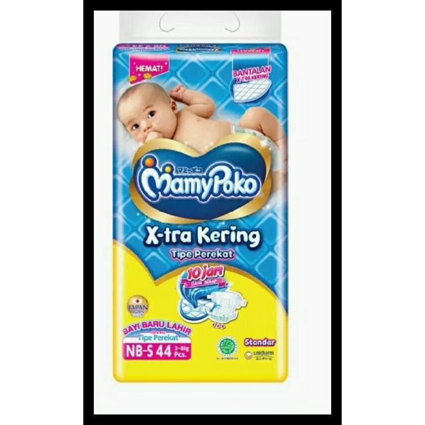 Pampers bayi baru Lahir/Mamypoko NBS 44
