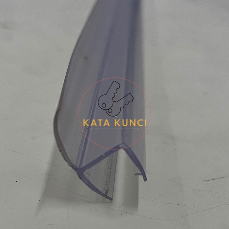 klip kaca / clip seal / sirip pintu kaca