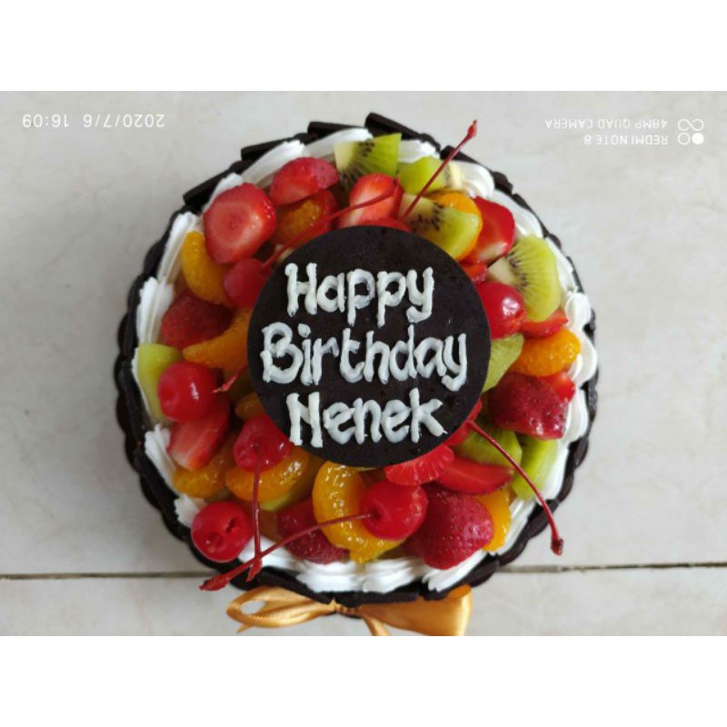 

PROMO !!! ICE CREAM TART, Model Fruit Tart D, 16 cm, Tart Dalamnya 100% Ice Cream Tanpa Kue