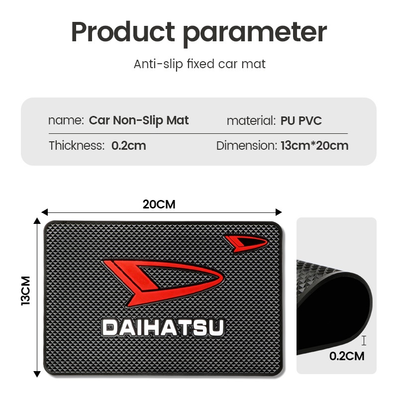 Daihatsu Ayla Rocky Xenia Taruna Ceria Sigray Pad Gel Lengket Anti Slip Bahan PVC Untuk Dashboard Mobil