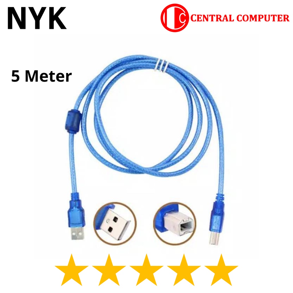 Jual Kabel Printer Usb Nyk Panjang Meter Original Shopee Indonesia