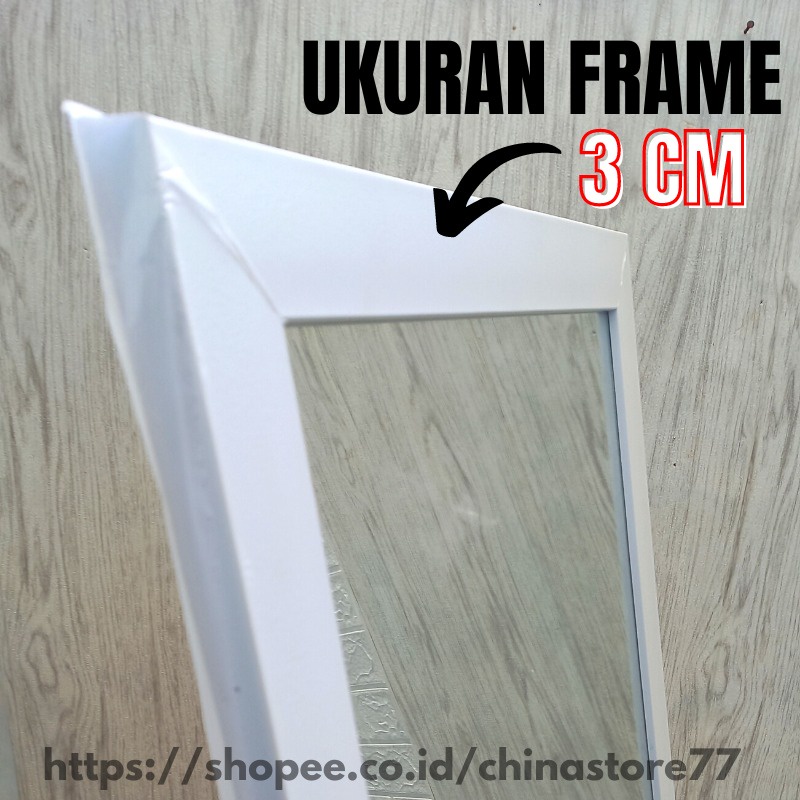 Cermin Full Body Standing mirror Cermin Aesthetic Kaca Berdiri Rias Dinding Gantung Standing Cermin mirror Sebadan Panjang Murah Uk 130 X 48 Cm