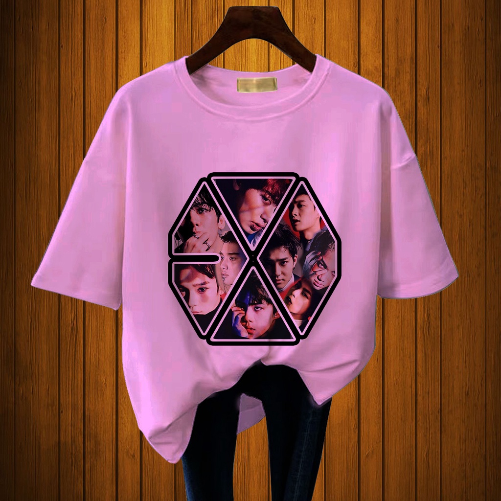 CALVIERO SHOP - BAJU KAOS WANITA DEWASA PRINT CASUAL EXOFACE