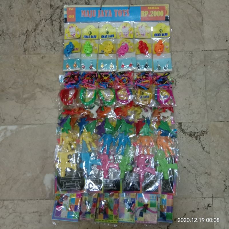 Mainan Renceng Renteng Serba 2000 Isi 60 Pcs