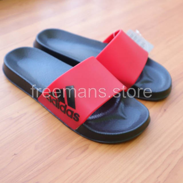 sandal IMPORT ADIDAS SLIDE SLOP pria wanita sendal slop wedges sport bloods CASUAL hitam merah
