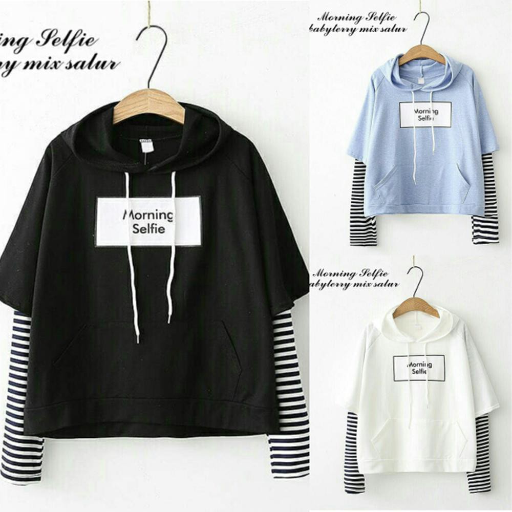 ✅✅  Morning Selfie Sweater Wanita On Stock