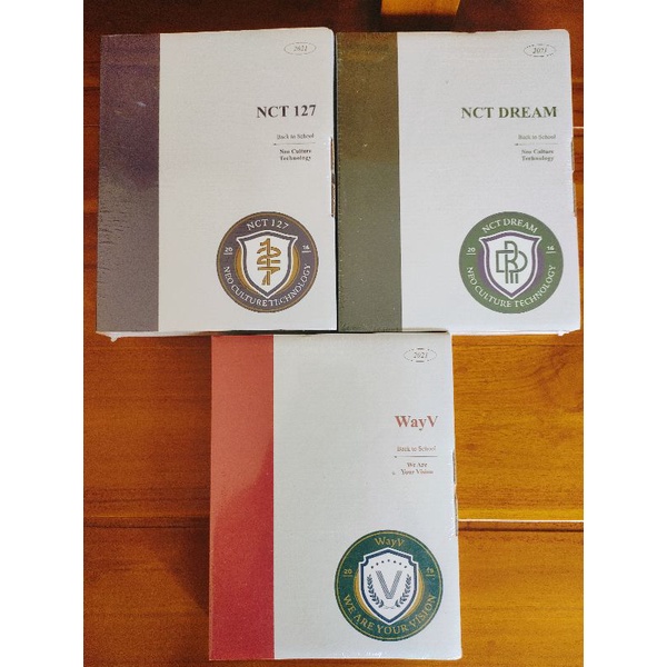 NCT 127 NCT Dream WayV Back to School Kit 2021 MD Luggage Sticker Postcard Book Sealed