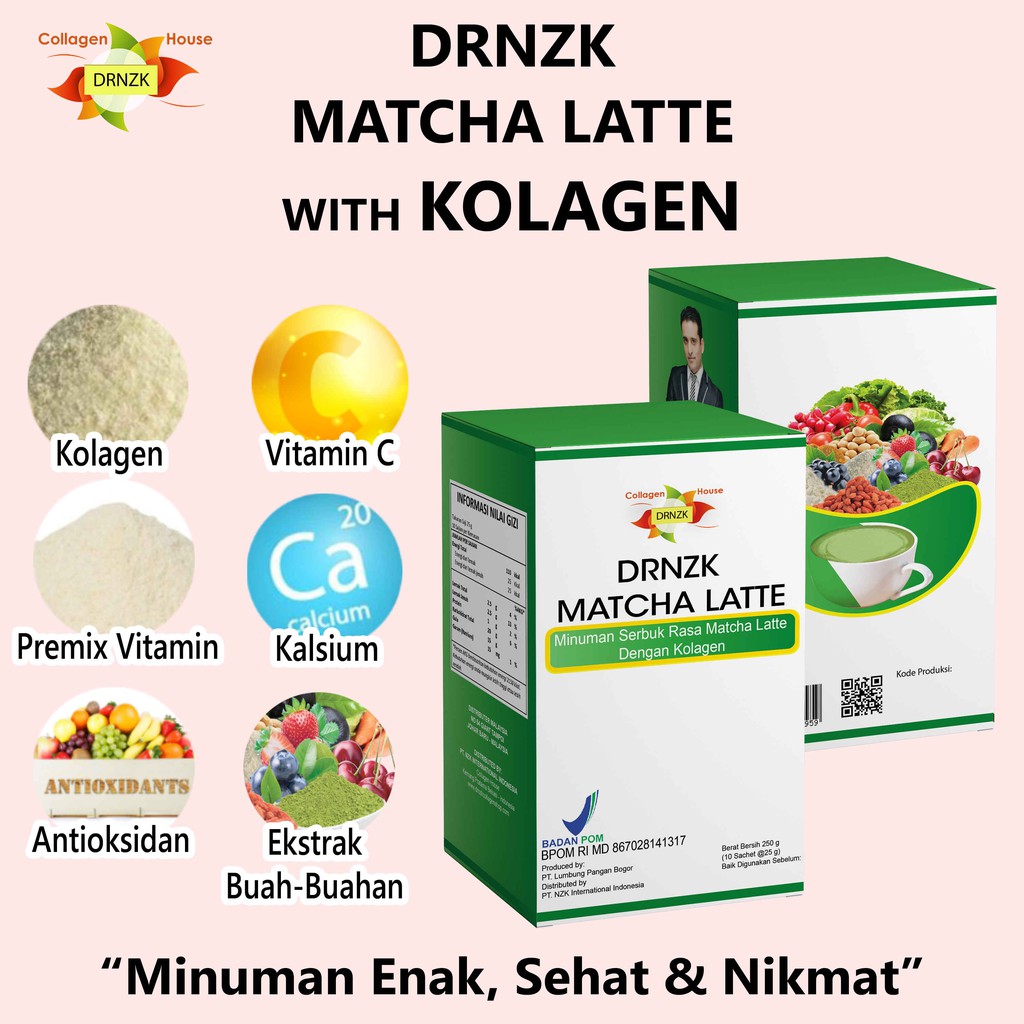 

DRNZK MATCHA LATTE WITH KOLAGEN