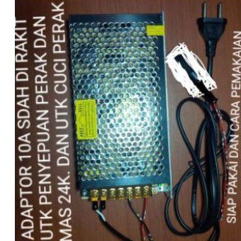 Alat sepuh atau alat crome warna emas dan perak