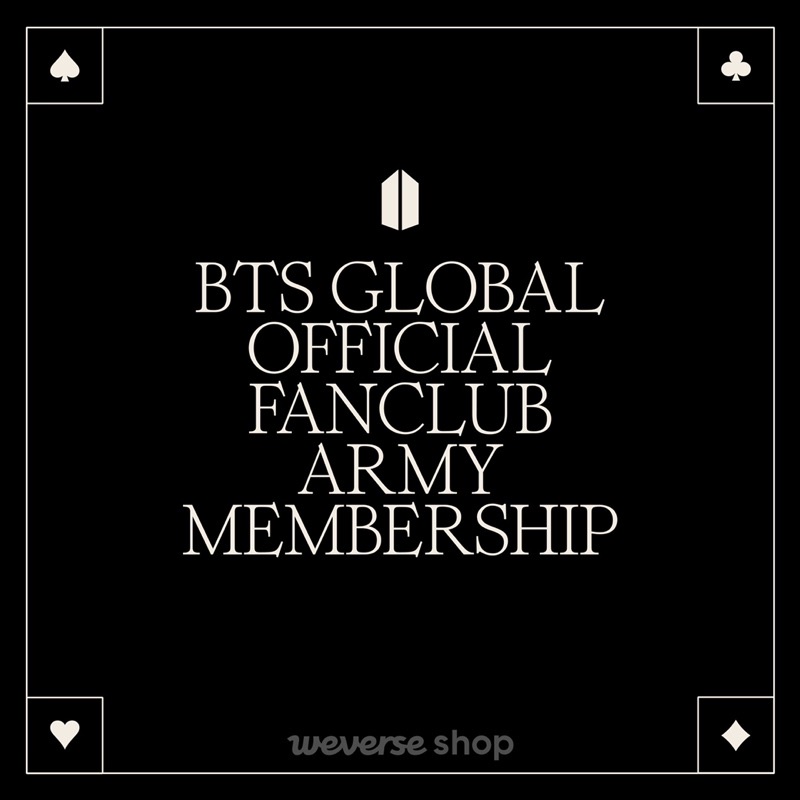 BTS Army Membership Kit Merch Pack