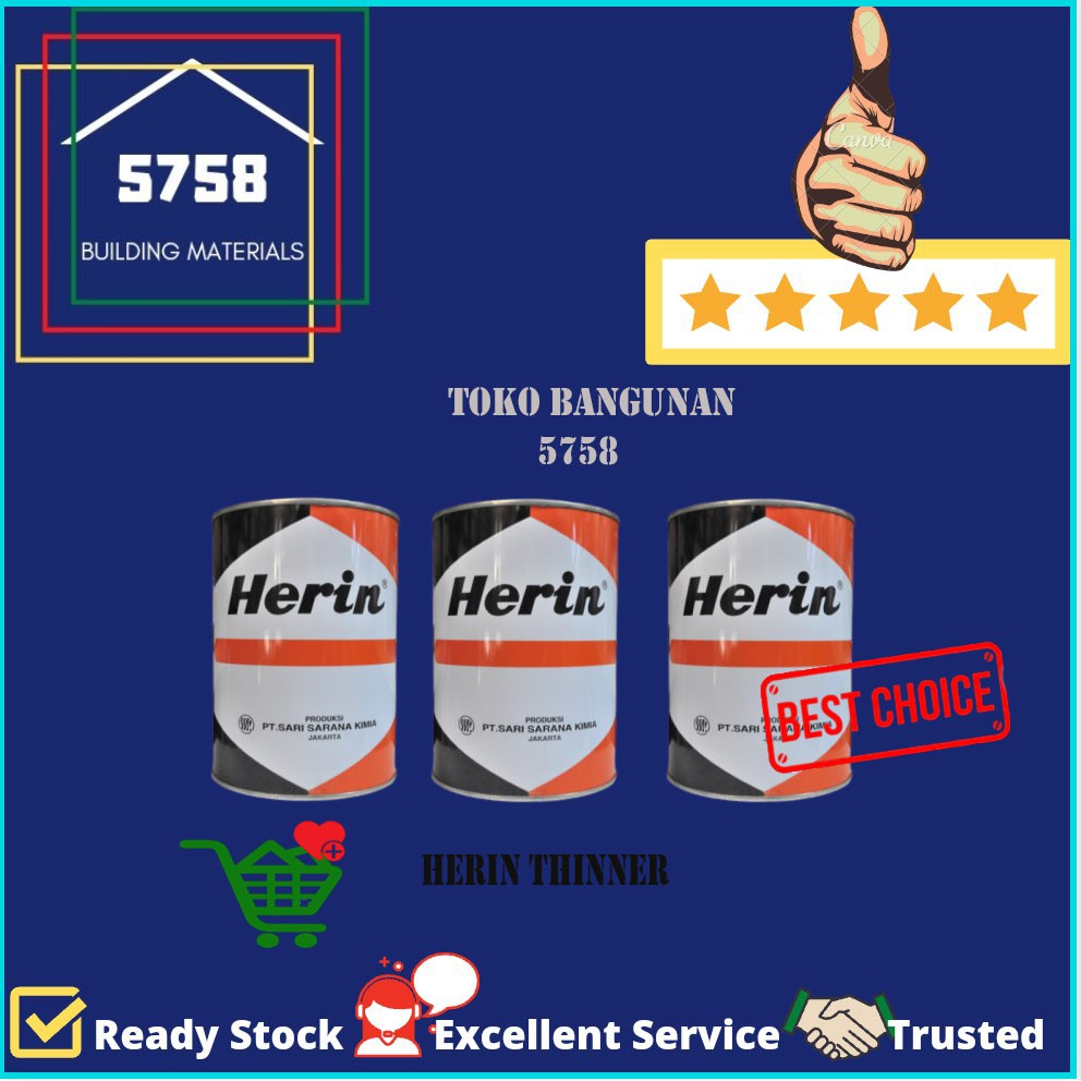 

HERIN Thiner Tiner Pengencer Campuran Lem Kuning Aibon Tinta 1 Liter