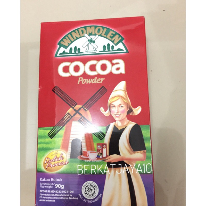 Windmolen Cocoa Powder 90gr Coklat Bubuk Premium