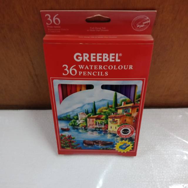 

Pensil Warna Greebel 36 Watercolour Pencils