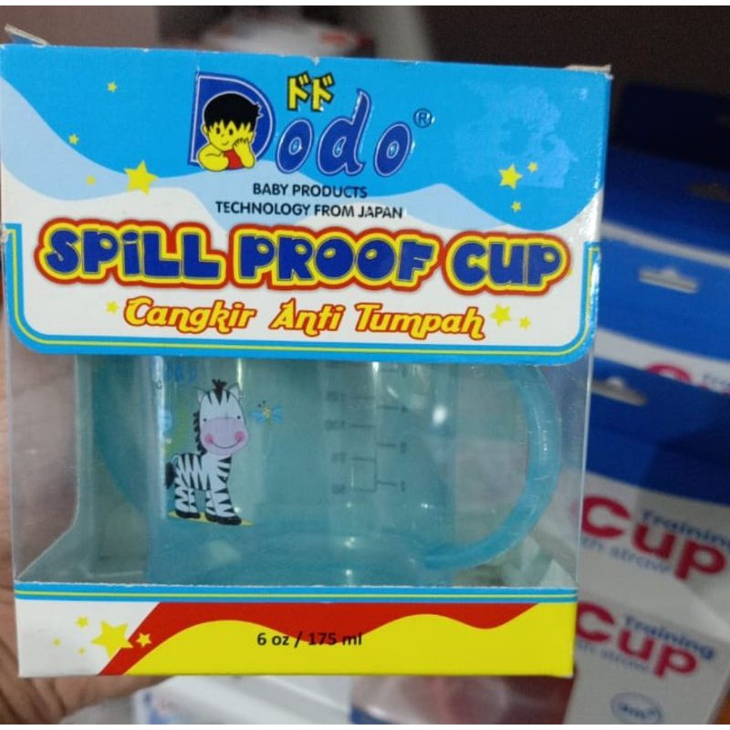 Spill Proof Cup DODO Cangkir Anti Tumpah Blue