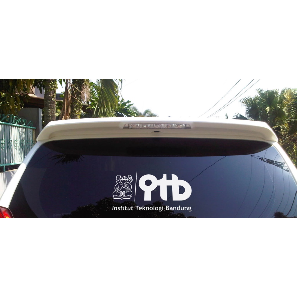 Sticker Cutting Kaca Mobil Institut Teknologi Bandung (ITB) Stiker Reflektor