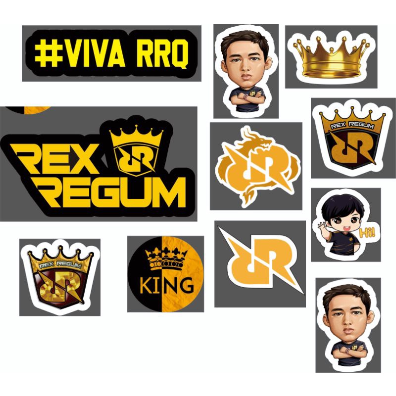 stiker sticker tim e sports evos evos legends evos icon evos Roar , rrq , bigetron onic , alter ego , aura , geek fam , genflix
