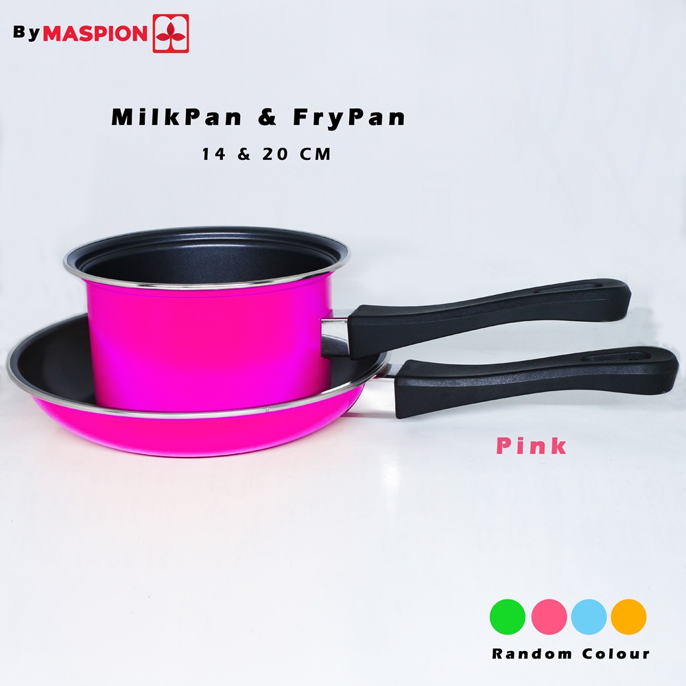 Wajan Milkpan 14 dan 20 cm Pastela - Maspion