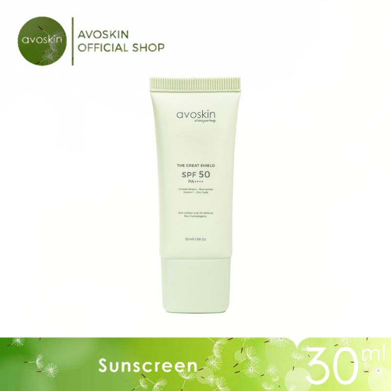 sunscreen spf50 Avoskin The great shield sunscreen