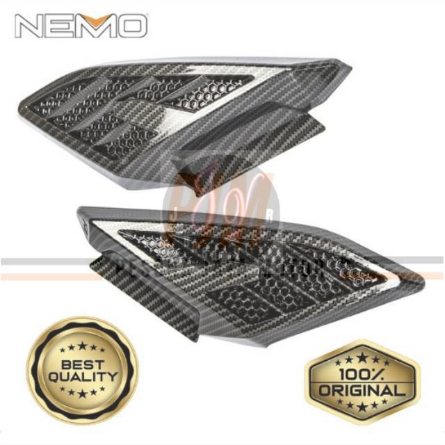 Cover Body Samping Nmax New 2020 Cover Pijakan Body Nmax New 2020 Karbon Nemo Original By JV