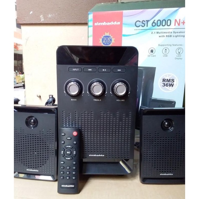 Speaker Aktif Bluetooth Simbadda Cst 6000N Subwoofer Bass Treble
