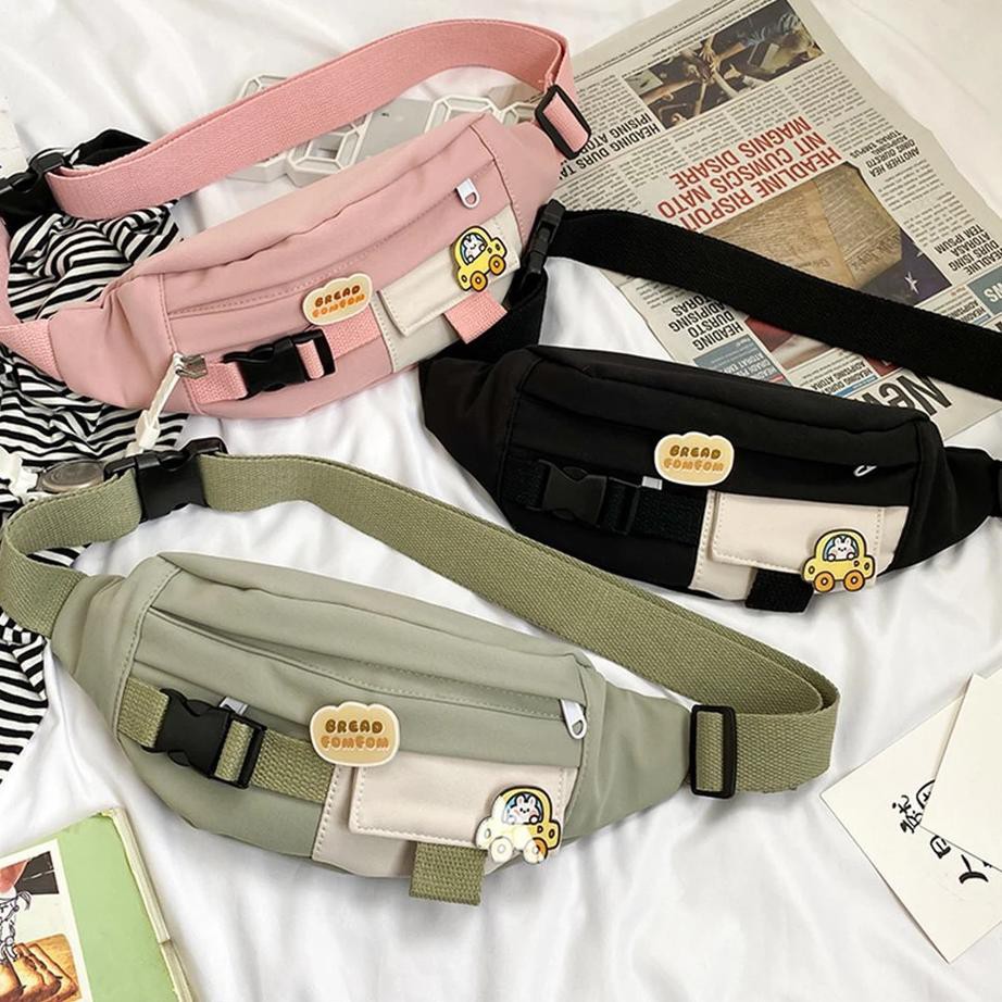Big Sale!! Tas Waistbag BRENDA  [1Kg Muat 12 pcs] Tas Pinggang Wanita